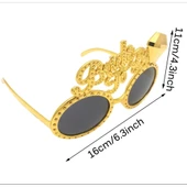 Altın Renk Bride To Be Yazılı Gelin Gözlüğü thumbnail 3