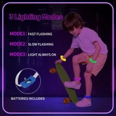 Festival & Parti LED Bileklik 3 Farklı Mod Işıklı 1 Adet thumbnail 5