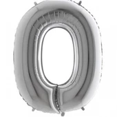 Gümüş Rengi Folyo Balon 1 Metre thumbnail 2
