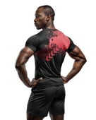 Desenli Antrenman ve Spor Forması, Halı Saha Forması, Nefes Alan Tişört, Yüksek Kalite Gym Tshirt - 1