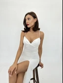 6013 ELBİSE-EKRU thumbnail 5