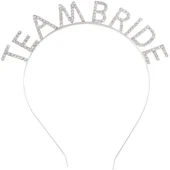 Gümüş Kaplama Kristal Taşlı Team Bride Taç thumbnail 1