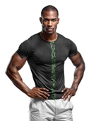 Desenli Antrenman ve Spor Forması, Halı Saha Forması, Nefes Alan Tişört, Yüksek Kalite Gym Tshirt - 1