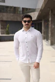 Erkek çizgi Desenli Gömlek - 1