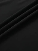 Baskılı Oversize Bisiklet Yaka T-shirt - Siyah - 3