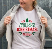 MERRY CHRISTMAS From The Miller Baskılı T-shirt - Beyaz - 1