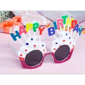 Happy Birthday Beyaz Fuşya Parti Gözlüğü thumbnail 1