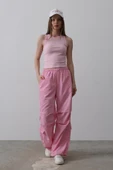 Paraşüt Cargo Pantolon - Pembe - 3