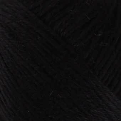 La Mia Angora 50gr Siyah El Örgü İpi - L006 - 33810 thumbnail 2