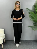 Kadın Iki Iplik Penye Kumaş Kol Detaylı Ribanalı Ikili Takım thumbnail 9