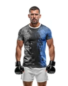 Desenli Antrenman ve Spor Forması, Halı Saha Forması, Nefes Alan Tişört, Yüksek Kalite Gym Tshirt - 4