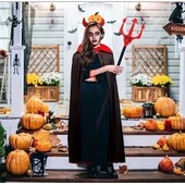 Kırmızı Renk Halloween Cadılar Bayramı Çatal thumbnail 4