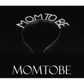 Kristal Taşlı Gümüş Renk Mom to Be Tacı Anne Tacı thumbnail 2