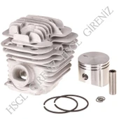 HSGL Motorlu Testere Silindir Piston Seti 45 mm – Oleo‑Mac 952 / GS520 / Efco 152 Uyumlu thumbnail 1