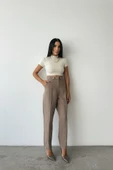CHANEL PANTOLON YAN BİYELİ - Vizon - 4