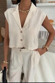 Zoe Crop Yelek Takım 9744-08 - 4