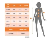 Kadın Kısa Kollu Kare Yakalı Lastikli Desenli Süprem Elbise thumbnail 7