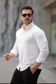 Erkek Uzun Kollu Gömlek - 5