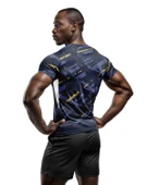 Desenli Antrenman ve Spor Forması, Halı Saha Forması, Nefes Alan Tişört, Yüksek Kalite Gym Tshirt - 1