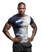 Desenli Antrenman ve Spor Forması, Halı Saha Forması, Nefes Alan Tişört, Yüksek Kalite Gym Tshirt - 1