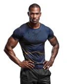 Desenli Antrenman ve Spor Forması, Halı Saha Forması, Nefes Alan Tişört, Yüksek Kalite Gym Tshirt - 1