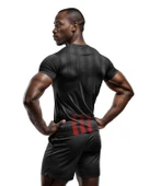 Desenli Antrenman ve Spor Forması, Halı Saha Forması, Nefes Alan Tişört, Yüksek Kalite Gym Tshirt - 1
