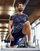 Desenli Antrenman ve Spor Forması, Halı Saha Forması, Nefes Alan Tişört, Yüksek Kalite Gym Tshirt - 2
