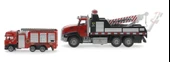 Die Cast Çek Bırak Vinçli Kurtarıcı ve Söndürücü İtfaiye Aracı - 4
