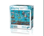 KS Puzzle 1500 Parça Nbaylan Flying Above the City - 1