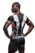 Desenli Antrenman ve Spor Forması, Halı Saha Forması, Nefes Alan Tişört, Yüksek Kalite Gym Tshirt - 2