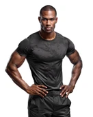 Desenli Antrenman ve Spor Forması, Halı Saha Forması, Nefes Alan Tişört, Yüksek Kalite Gym Tshirt - 1