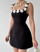 Alyosa Çiçek Detaylı Elbise thumbnail 2