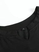 Erkek Kısa Kollu V Yaka Süprem T-shirt - 5