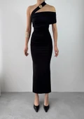 Reta Çapraz Omuz Elbise thumbnail 2