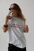 Ön Baskılı Oversize T-Shirt - 3