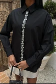 Önü Şerit Taşlı Gömlek 3448 thumbnail 5