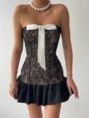 Vencover Straplez Elbise thumbnail 2