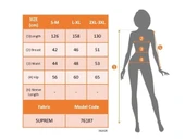 Kadın Askılı Yuvarlak Yaka Cepli Desenli Süprem Elbise thumbnail 4