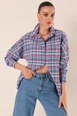 3900 Oversize Uzun Basic Gömlek - A. Kiremit - 1