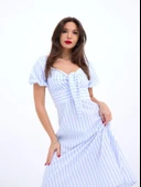 5948 ELBİSE-LOS ANGELES ÇİZGİLİ thumbnail 3