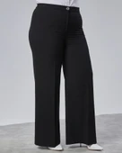 Poly Viscose Full Lycra Beli̇ Lasti̇kli̇ Battal Pantolon - 3