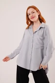 Salaş Kesim Cepli Grimelanj Gömlek thumbnail 1