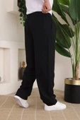 Erkek Beli Lastikli Pileli Baggy Pantolon - 3