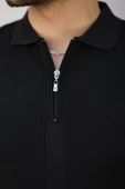 Erkek Yakası Fermuarlı Kısa Kollu T-shirt thumbnail 6