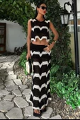 Shayna Ajurlu Crop Takım 9825 - 2