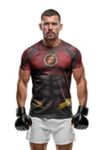Desenli Antrenman ve Spor Forması, Halı Saha Forması, Nefes Alan Tişört, Yüksek Kalite Gym Tshirt - 5