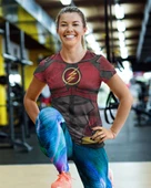 Desenli Antrenman ve Spor Forması, Halı Saha Forması, Nefes Alan Tişört, Yüksek Kalite Gym Tshirt - 4
