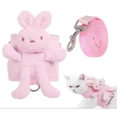 Evcil Hayvan Peluş Ayıcıklı Göğüs Gezdirme Tasması Set thumbnail 1