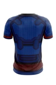 Kaptan Desenli Antrenman, Halı Saha ve Spor Forması, Nefes Alan, Yüksek Kalite Gym Tshirt - 5
