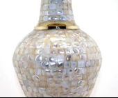 Pirinç Sedefli Vazo 35 Cm thumbnail 2